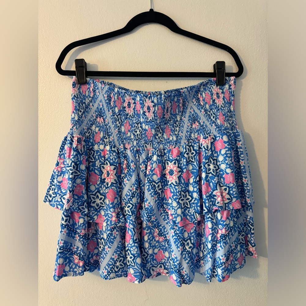 Vineyard Vines Layered Mini Skirt (XL)